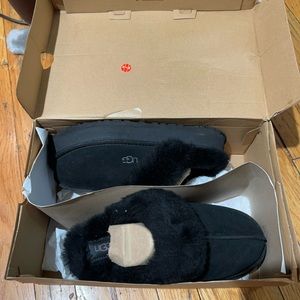 Black Platform Uggs Slippers